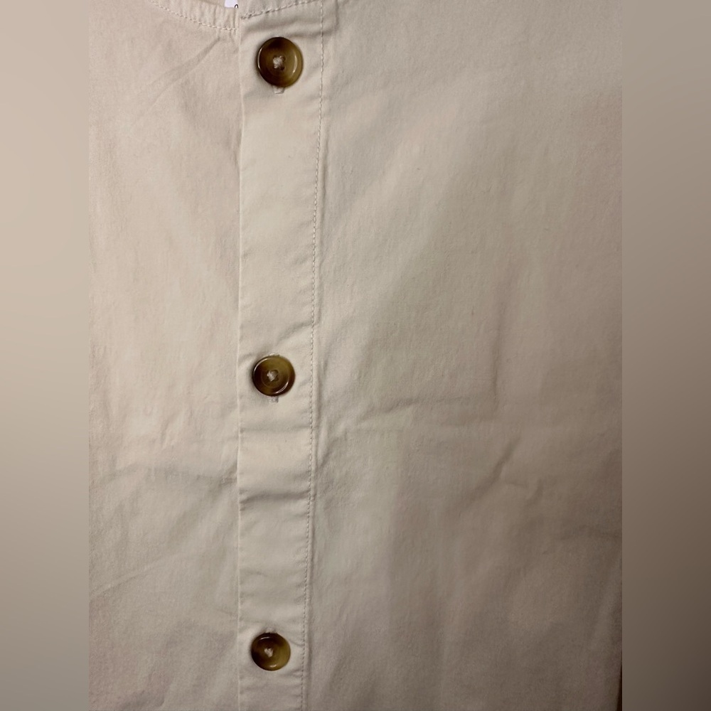 American Eagle Button Down Scalloped Sleeveless B… - image 3